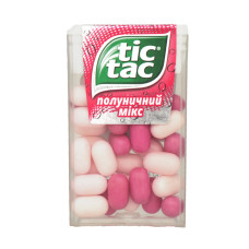 Драже Полуничний мікс Tic Tac п/у 16г Драже Полуничний мікс Tic Tac п/у 16г