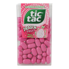 Драже зі смаком пітахаї Limited edition Tic Tac п/у 54г Драже зі смаком пітахаї Limited edition Tic Tac п/у 54г