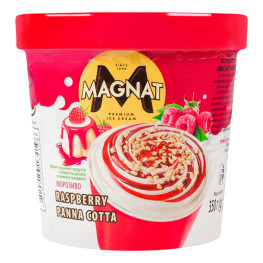 Морозиво Малинова панакота Magnat ст 350г