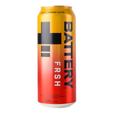 Напій енергетичний безалкогольний сильногазований Frsh Battery з/б 500мл