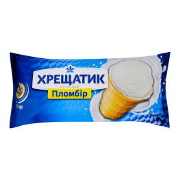 Морозиво пломбір у вафельному стаканчику Золотий стандарт Хрещатик м/у 90г