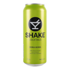 Напій слабоалкогольний 0.5л 7% сильногазований Bora Bora Cocktails Shake з/б