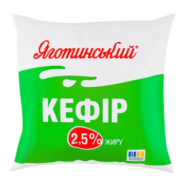 Кефір 2.5% Яготинський м/у 400г