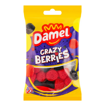 Цукерки желейні Crazy berries Damel м/у 80г