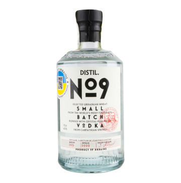 Горілка Distil. №9 40% с/пл 500мл