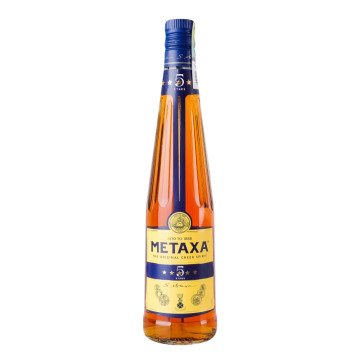 Напій алкогольний 0.5л 38% 5 зірок Metaxa пл