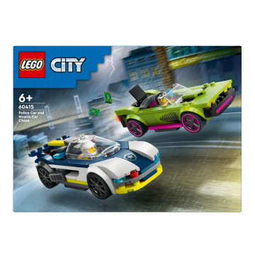 Конструктор для дітей від 6років №60415 Police Car and Muscle Car Chase City Lego 1шт