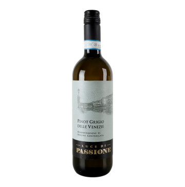 Вино 0.75л 12% біле сухе Pinot Grigio delle Venezie Luce dі Passione пл