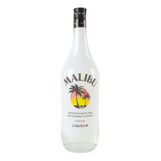 Лікер 1л 21% со вкусом кокоса Malibu пл