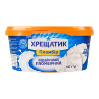 Морозиво 15% Відбірний пломбірний Хрещатик п/у 500г
