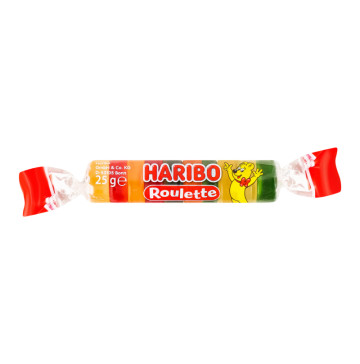 Цукерки желейні неглазуровані Roulette Haribo м/у 25г