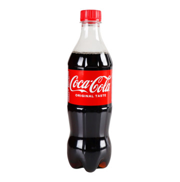 Напій безалкогольний сильногазований на ароматизаторах Original taste Coca-Cola п/пл 500мл