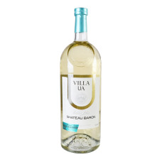 Вино 1.5л 9-13% біле напівсолодке Shateau Baron Villa UA пл