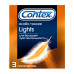 Презервативи латексні з силіконовою змазкою Lights Contex 3шт