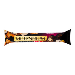 Шоколад чорний з начинкою та цілими горіхами Golden Nut Millennium м/у 40г