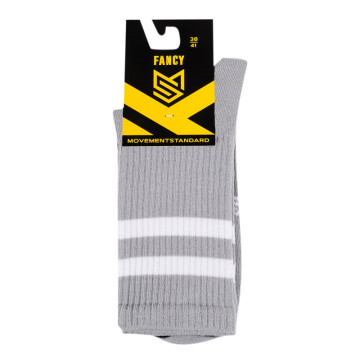 Шкарпетки MovementStandard Fancy №MS M0301S 08 38-41 сірий-білий