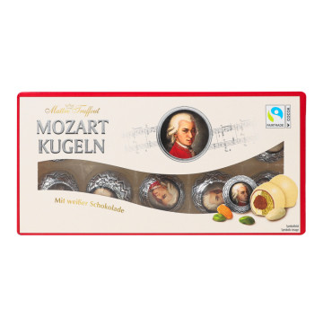 Цукерки з марципаном білий шоколад Mozartkugeln Maitre Truffout к/у 200г