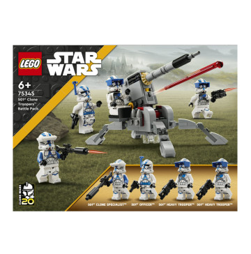 Конструктор для дітей від 6років №75345 501st Clone Troopers Battle Pack Star Wars Lego 1шт