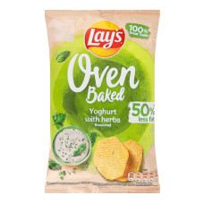 Чипси картопляні запечені Yoghurt with herbs Oven Baked Lay's м/у 110г