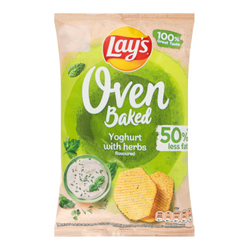 Чипси картопляні запечені Yoghurt with herbs Oven Baked Lay's м/у 110г