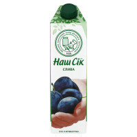 Сік Наш Сік слив з м'як 0.95л