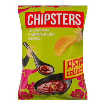 Чипси картопляні Тайський соус Asian collection Chipster's м/у 100г