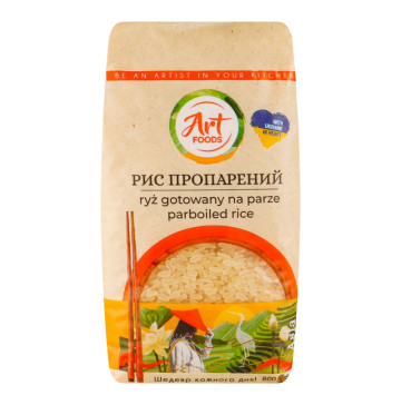 Рис пропарений Art Foods м/у 800г