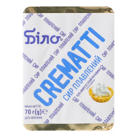 Сир плавлений 50% скибковий Крематті Біло м/у 70г