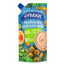 Майонез 50% Апетитний Чумак д/п 300г