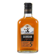 Коньяк 0.25л 40% ординарний 5 зірок Georgian Legend пл