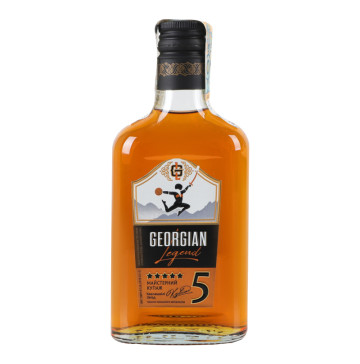 Коньяк 0.25л 40% ординарний 5 зірок Georgian Legend пл