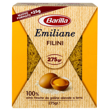 Макарони з яйцем Filini Emiliane Barilla к/у 275г