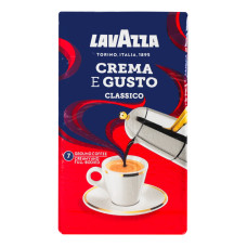 Кава натуральна смажена мелена Classico Crema e Gusto Lavazza в/у 250г