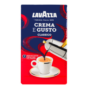 Кава натуральна смажена мелена Classico Crema e Gusto Lavazza в/у 250г