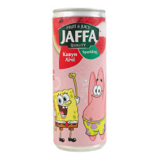 Напій соковий газований пастеризований Кавун-лічі Jaffa з/б 250мл