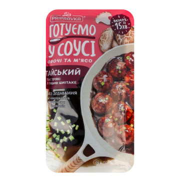 Соус теріякі з грибами шиітаке Тайський Pripravka д/п 140г Соус теріякі з грибами шиітаке Тайський Pripravka д/п 140г