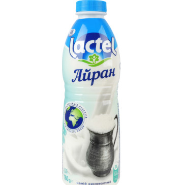 Напій кисломолочний 1.6% Айран Lactel п/пл 780г