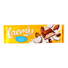 Шокол Lacmi Cool Nut Coconut молоч мигдаль кокос 280г Шокол Lacmi Cool Nut Coconut молоч мигдаль кокос 280г