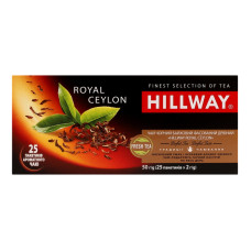 Чай чорний байховий дрібний Royal Ceylon Hillway в/с к/у 25х2г