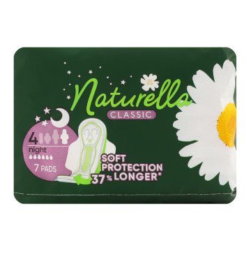 Прокладки гігієнічні ароматизовані Night Classic Naturella 7шт