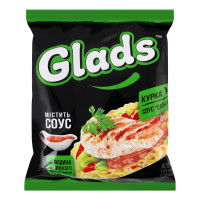 Локшина швидкого приготування Курка + Соус Сальса Glads м/у 75г
