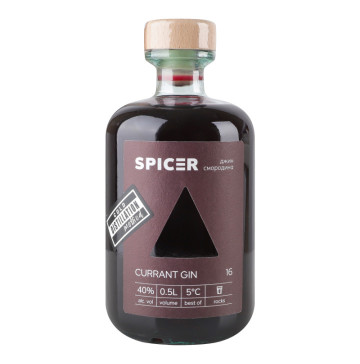 Джин 0.5л 40% Currant Spicer пл