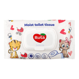 Папір туалетний вологий Selecta Ruta 40шт