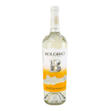 Напій винний білий напівсолодкий ароматизований Алазанська долина Bolgrad 10% с/пл 750мл