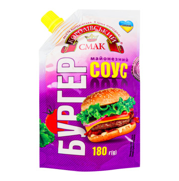 Соус майон Корол смак бургер 30% 180г