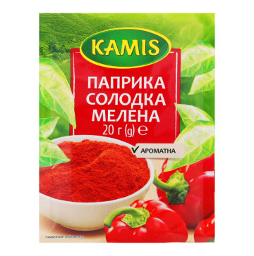 Паприка солодка мелена Кamis м/у 20г