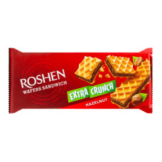 Вафлі Hazelnut Extra Crunch Wafers Sandwich Roshen м/у 142г