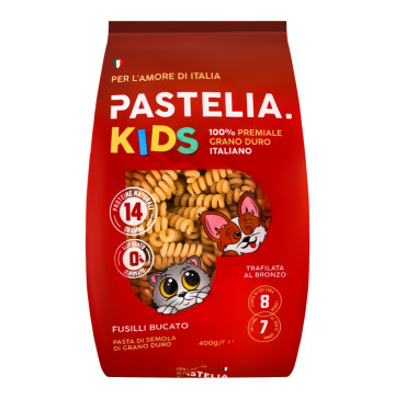 Вироби макаронні фігурні Fusilli Bucato Kids Pastelia м/у 400г