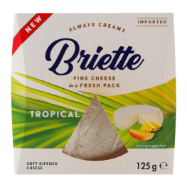Сир 60% м'який Tropical Briette к/у 125г