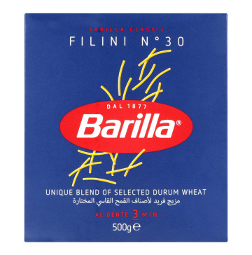 Макарони Filini №30 Barilla к/у 500г